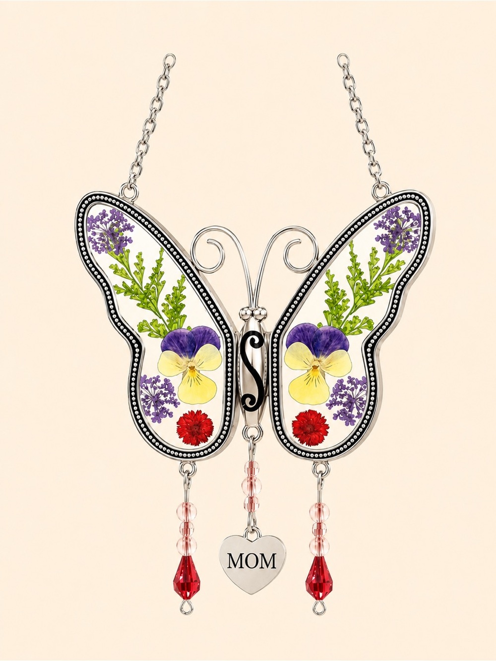 KUNDGLA Butterfly MOM Suncatcher Window Ornament NWT Gift Box